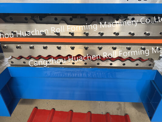 PLC-Controlled High-Speed Trapezoidal Colored Steel Roofing Panel Roll Forming Machine Pump Gearbox