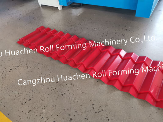 Máquina de formação de chapas de revestimento de telhados de metal corrugado de fábrica chinesa
