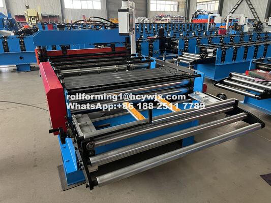 Máquina de nivelamento e corte de chapas metálicas de espessura de 1 mm para largura 1000 mm - 1250 mm