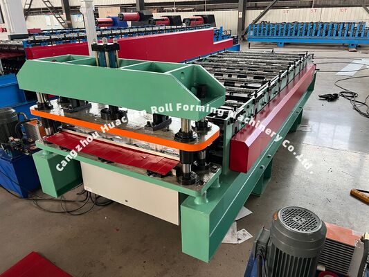 Máquina de fabricação de placas de telhado de aço metálico