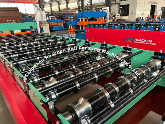 Máquina formadora de rolos de telha de dupla camada de saída da China