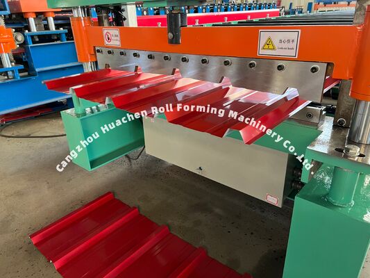 Máquina formadora de rolos de telha de dupla camada de saída da China