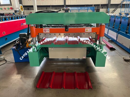 Máquina formadora de rolos de telha de dupla camada de saída da China