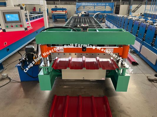 Máquina formadora de rolos de telha de dupla camada de saída da China