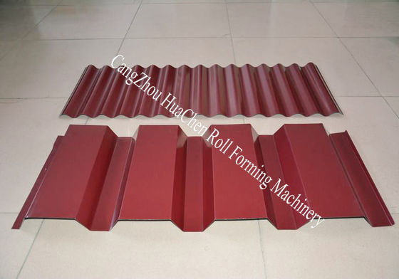 Rolo corrugado folha de IBR que forma o rolo do equipamento que forma o controle do PLC da máquina