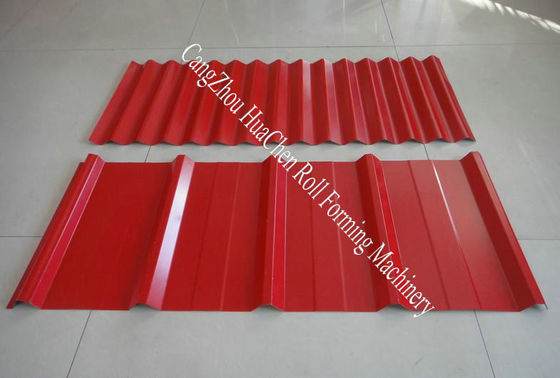 Rolo da folha do dobro da parede do telhado que forma o codificador de Panasonic Omron da máquina