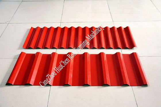 Rolo da dupla camada da placa de aço da cor que forma a largura da máquina 1250mm