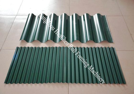 Rolo de alta velocidade do telhado do metal que forma o corte hidráulico automático da máquina