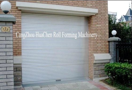 Rolo de aço da porta do obturador da transmissão Chain que forma a máquina, obturador que faz a máquina 18 estações