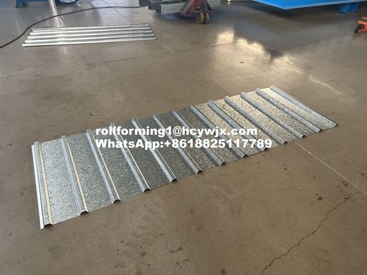 Telhado da bobina do zinco G250-G300 que forma a máquina, rolo do painel que forma a máquina três fases