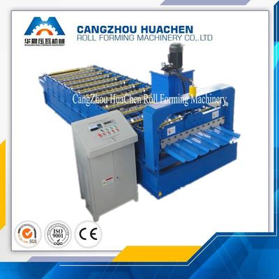 Rolo ondulado da folha do telhado do metal que forma a máquina 4.5T totalmente automático