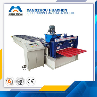 Rolo trapezoidalmente de aço colorido da folha do telhado que forma o SOLDADO de PPGi da máquina material