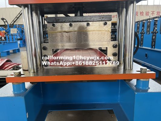 Auto-bloqueio 500 mm Roofing Sheet Roll Forming Machine Iso