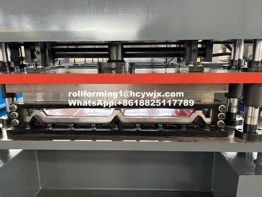 380v 3 Fase 50hz Roofing Sheet Roll Forming Machine para espessura 0,3-0,8 mm