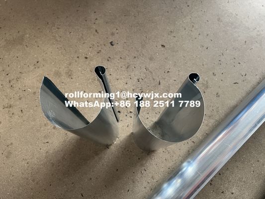 Máquina de fabricação de calhas de precisão controlada por PLC e conversor