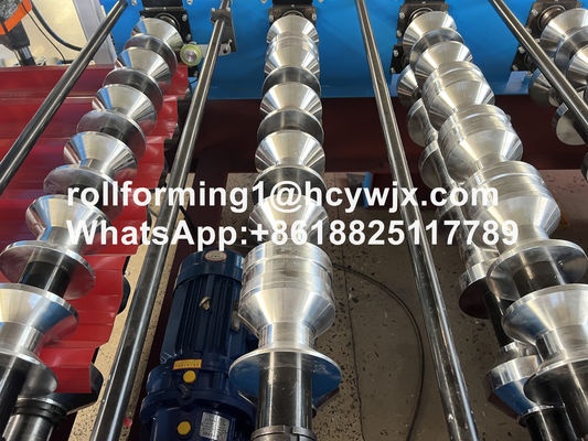 TP25/TP35/TP40 Máquina de moldagem de rolos ondulados para revestimento de telhados de 20 m/min