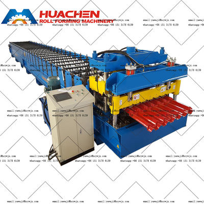 Máquina de formação de azulejos vidrados de tração por cadeia 380v 50Hz 3 fases