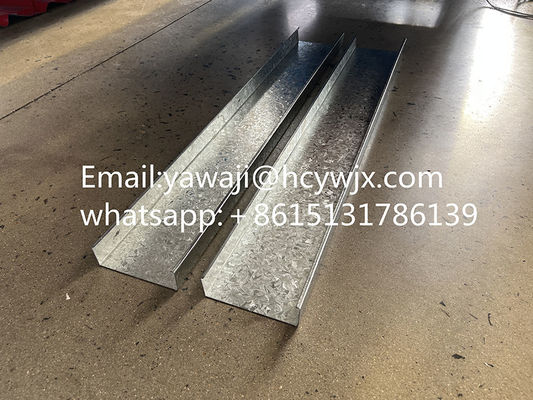 C Máquina de moldagem de rolos de purlin com comutação fácil