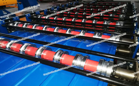 Rolo da chapa metálica da cor da dupla camada que forma a largura 1250mm da folha das máquinas