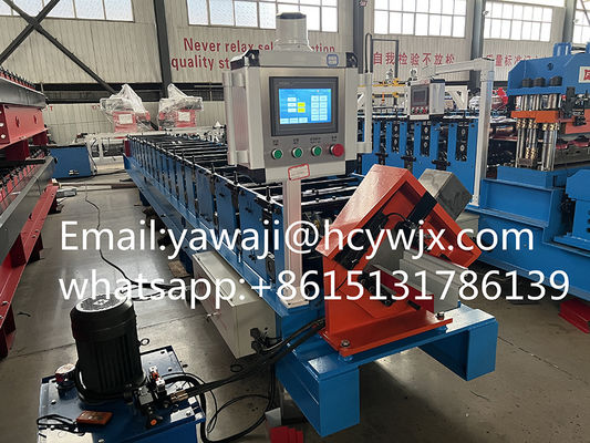 Rolo galvanizado do painel do telhado da calha do telhado de Ridge que forma a largura da máquina 410mm