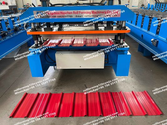 Etiópia 600 PLC Sistema de Controlo Máquina de Fazer Telhas de Chapa de Aço Máquina de Laminação de Ferro