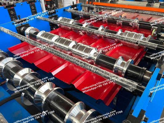 Etiópia 600 PLC Sistema de Controlo Máquina de Fazer Telhas de Chapa de Aço Máquina de Laminação de Ferro