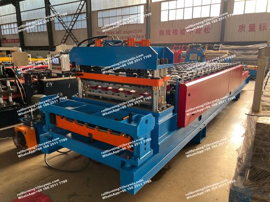 Máquina de Conformação de Rolo de Dupla Camada para Painéis de Telhado e Parede Metálicos Bósnia e Herzegovina