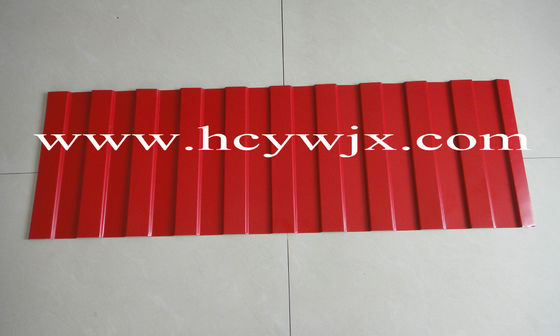 Rolo de alta velocidade azul do painel do telhado que forma a máquina/rolo anteriores