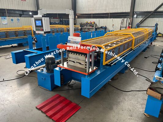 Máquina de conformação de rolos para telhado e painel de parede de chapa de aço colorida