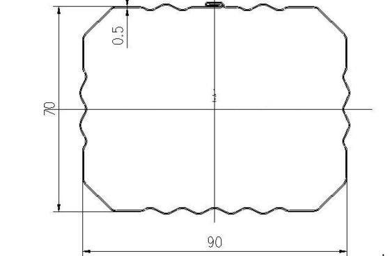 Rolo da calha que forma o tipo conduto pluvial da máquina/quadrado que forma a máquina/tubo squar de aço do downspout que faz a máquina