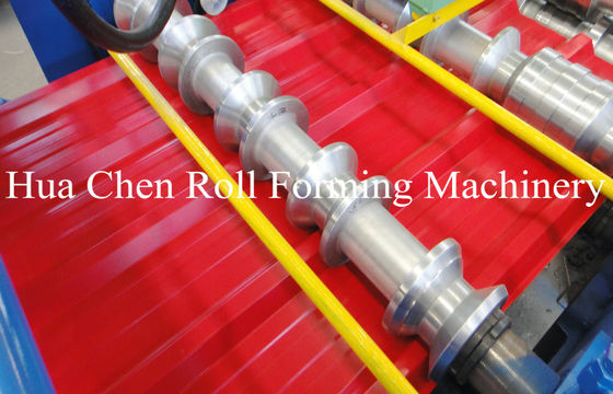 Estações hidráulicas do corte 17 que telham o rolo que forma o aço do nível superior 45# da máquina