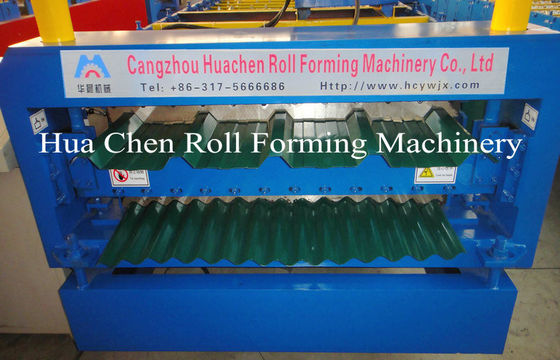 IBR e rolo ondulado da dupla camada que formam a máquina para a placa de aço com CE