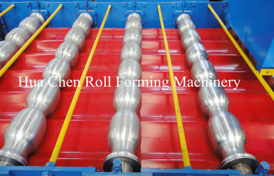 a telha da energia 7.5Kw hidráulica e a dupla camada do telhado laminam a formação da máquina com CE