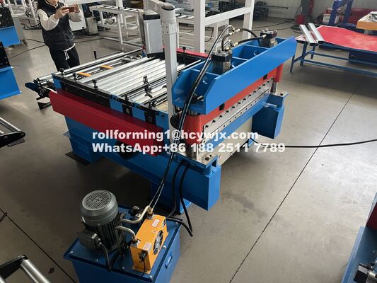 Máquina de nivelamento e corte de chapas metálicas de espessura de 1 mm para largura 1000 mm - 1250 mm