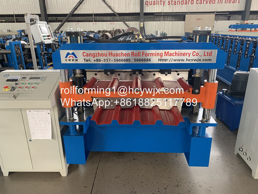 Parede de IBR e rolo da dupla camada da folha do telhado que forma o estilo de Mongólia da máquina