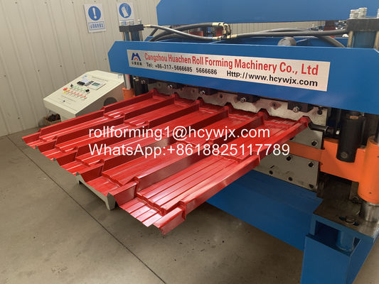 Rolo da dupla camada do perfil da telha da movimentação Chain que forma a máquina