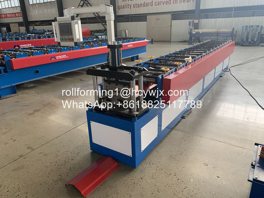 SOLDADO Ridge Cap Roll Forming Machine do telhado PPGI do metal de 0.3mm