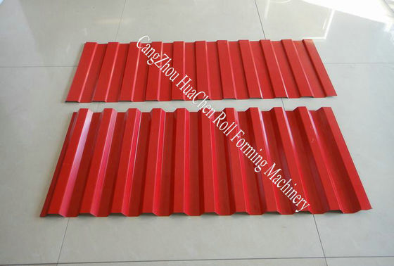 Rolo de aço colorido do telhado da dupla camada do perfil da parede do metal que forma o controle do PLC da máquina