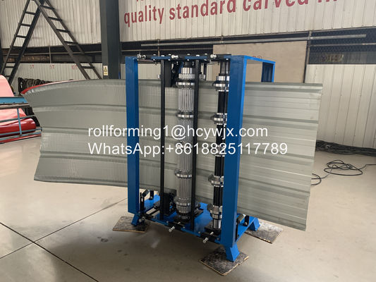 Dobra manual do Plc do soldado 6m/Min Roof Sheet Crimping Machine de Ppgi