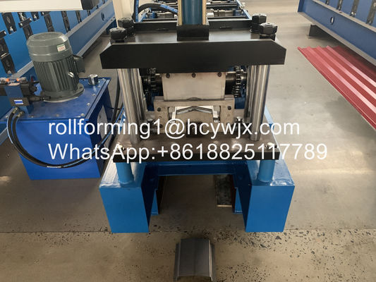 Espessura galvanizada Ridge Cap Roll Former do telhado 1.5mm do metal