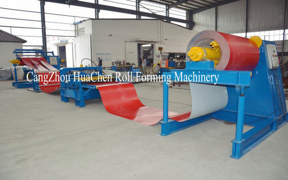 Máquina de corte automática da placa de metal da bobina da cor com CE/ISO, precisão alta